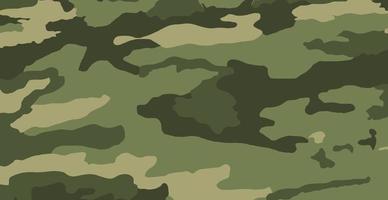 Panoramic green army flora background texture - Vector