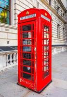 HDR Red phone box in London photo