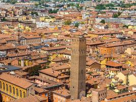 HDR Aerial view of Bologna photo