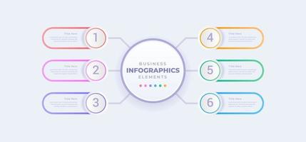 Presentation business modern infographic template vector