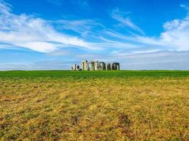 HDR Stonehenge monument in Amesbury photo