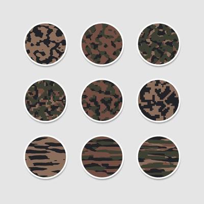 Camouflage abstract cover highlight story