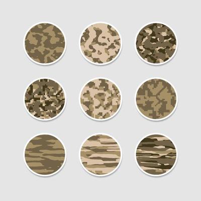 Camouflage abstract cover highlight story