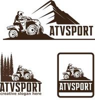 atv sport illustration vector