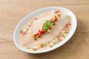 Steamed Fish in Spicy Lemon Sauce photo