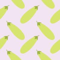 green eggplant seamless pattern background color flat design vector illustration.