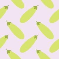 green eggplant seamless pattern background color flat design vector illustration.