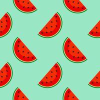 watermelon seamless pattern vector illustration