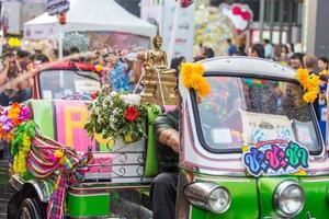 Bangkok Songkran Festival Siam Square 2016, The Songkran festival is celebrated in Thailand as the traditional New Year's Day from 13 to 15 April. photo