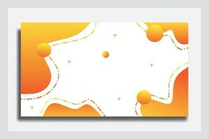 fluid background design template, accompanied by a variety of color designs vector