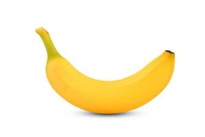 Bunch of bananas isolated on white background photo