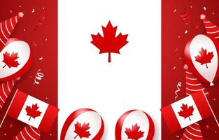 Canada Day Background vector