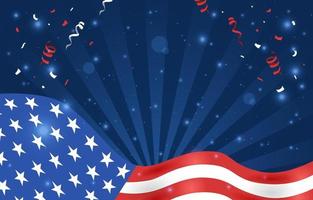 4th of July USA Independence Day Background vector