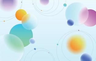 Abstract Gradient Circle Background vector