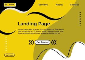 Landing Page Background vector
