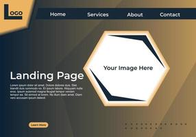 Landing Page Background vector