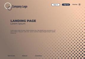 Landing Page Background vector