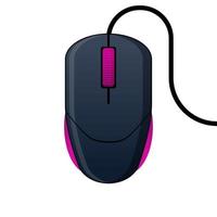 vector mouse isolated on white background