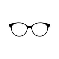 glasses vector icons isolated on white background.