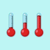Temperature icon vector isolated on white background