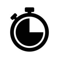 stopwatch icon isolaed on white background vector