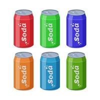 Soda aluminium can vector isolated