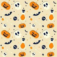 Abstract halloween pattern design background. Vector. vector