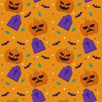 Abstract halloween pattern design background. Vector. vector