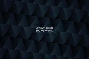 Fondo de banner de triángulos geométricos degradados abstractos. vector. vector