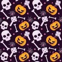 Abstract halloween pattern design background. Vector. vector