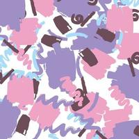 Abstract hand painted pattern background. Vector illustration.