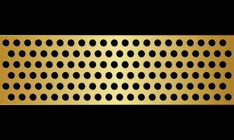 Abstract golden stripes with hole background. vector