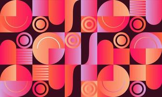 Abstract gradient geometric background. vector