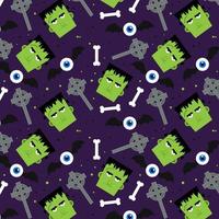 Abstract halloween pattern design background. Vector. vector