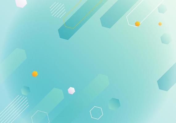 Abstract gradient hexagonal background. Vector.