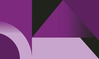 Purple and black minimal graphic design. Simple geometric shapes and forms. vector