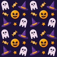 Abstract halloween pattern design background. Vector. vector