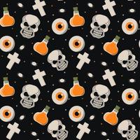 Abstract halloween pattern design background. Vector. vector