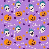 Abstract halloween pattern design background. Vector. vector