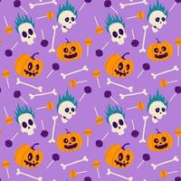 Abstract halloween pattern design background. Vector. vector