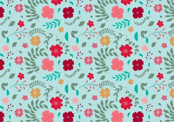 Abstract organic floral pattern background. Vector.