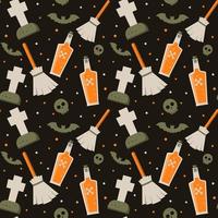 Abstract halloween pattern design background. Vector. vector