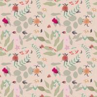 Abstract organic floral pattern background. Vector. vector