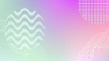 Gradient Colorful geometric background. vector