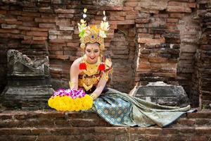 Balinese lady in Traditional dress photo