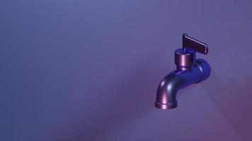 faucet without water drop photo