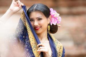 Balinese lady in Traditional dress photo