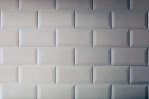 light tile of a small size for a brick laid out in a staggered order photo