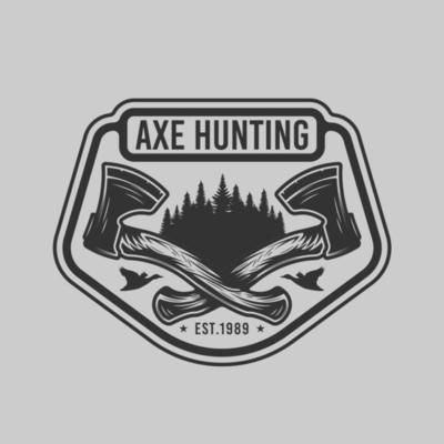 hunting axe vintage design