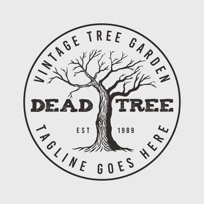 Vintage old dead tree